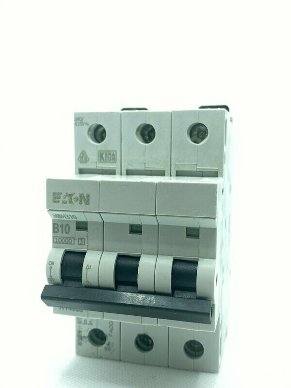 Eaton MBH310 10 Amp Triple Pole 3 Phase Breaker Type B