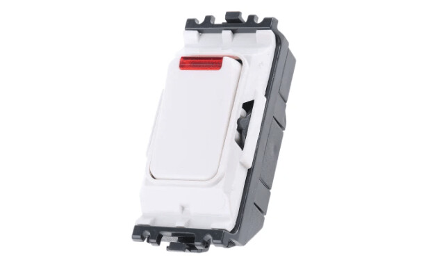 MK K4896NWHI 20a DP 1w Grid Switch