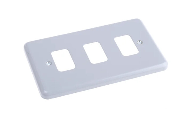 MK K3493ALM 3gang Surface Grid Plate