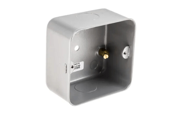 MK 891ALM  2 gang Grid Flush Box