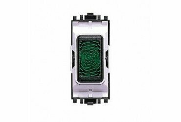 MK Grid K4889GRN 200-250V Indicator Module Fluorescent Green