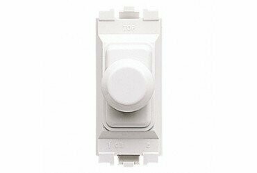 MK Grid K4501WHILV 40W-220W Push Dimmer White
