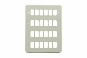 MK Grid K3514ALM 24 Module Grid Frontplate Metalclad
