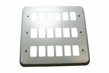 MK Grid K3508ALM 18 Module Grid Frontplate Metalclad