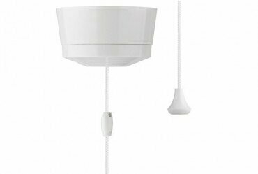 MK K3191 Ceiling Pull Cord Switch 6A One Way SP Surface White