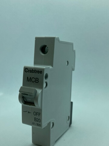61/B20 Crabtree MCB 20amp