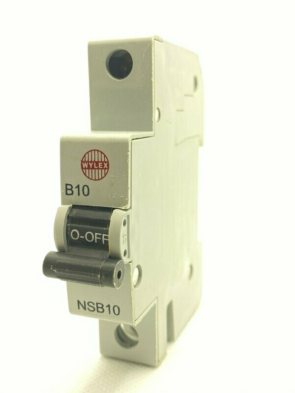 Wylex  NSB10 10A 1-Pole Curve-B Miniature Circuit Breaker 6/10kA