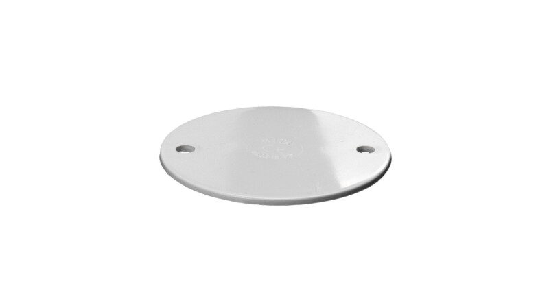 LID2W Schneider Mita - circular lid - overlapping - 85 mm diameter - white