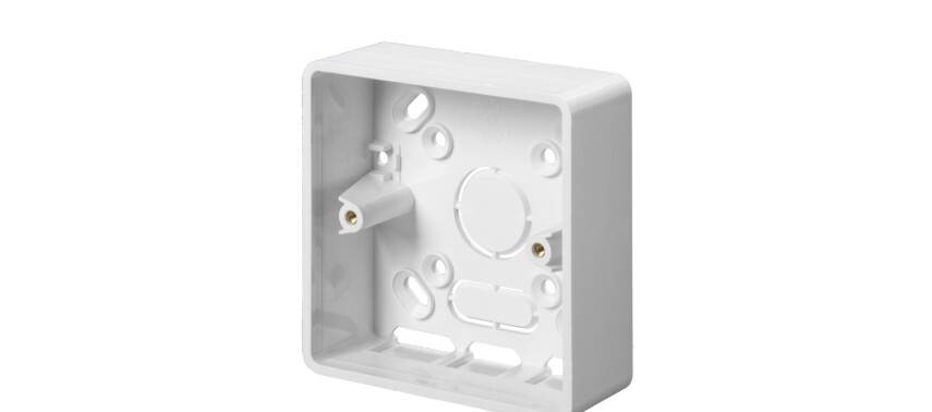 TBR321W Schneider Mita - mounting box - 1 gang - 32 mm - round corner