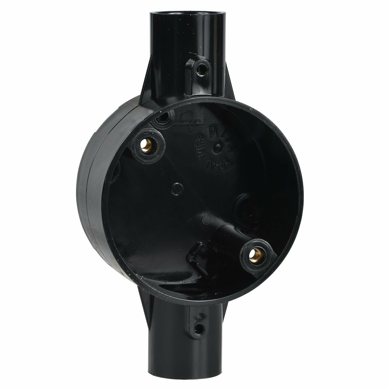 20CJB3B Schneider Mita - 2-way through box - for 20 mm conduit - black