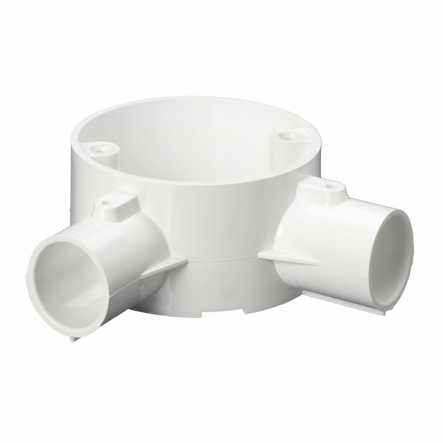 20CJB4W Schneider Mita - 2-way angle box - for 20 mm conduit - white