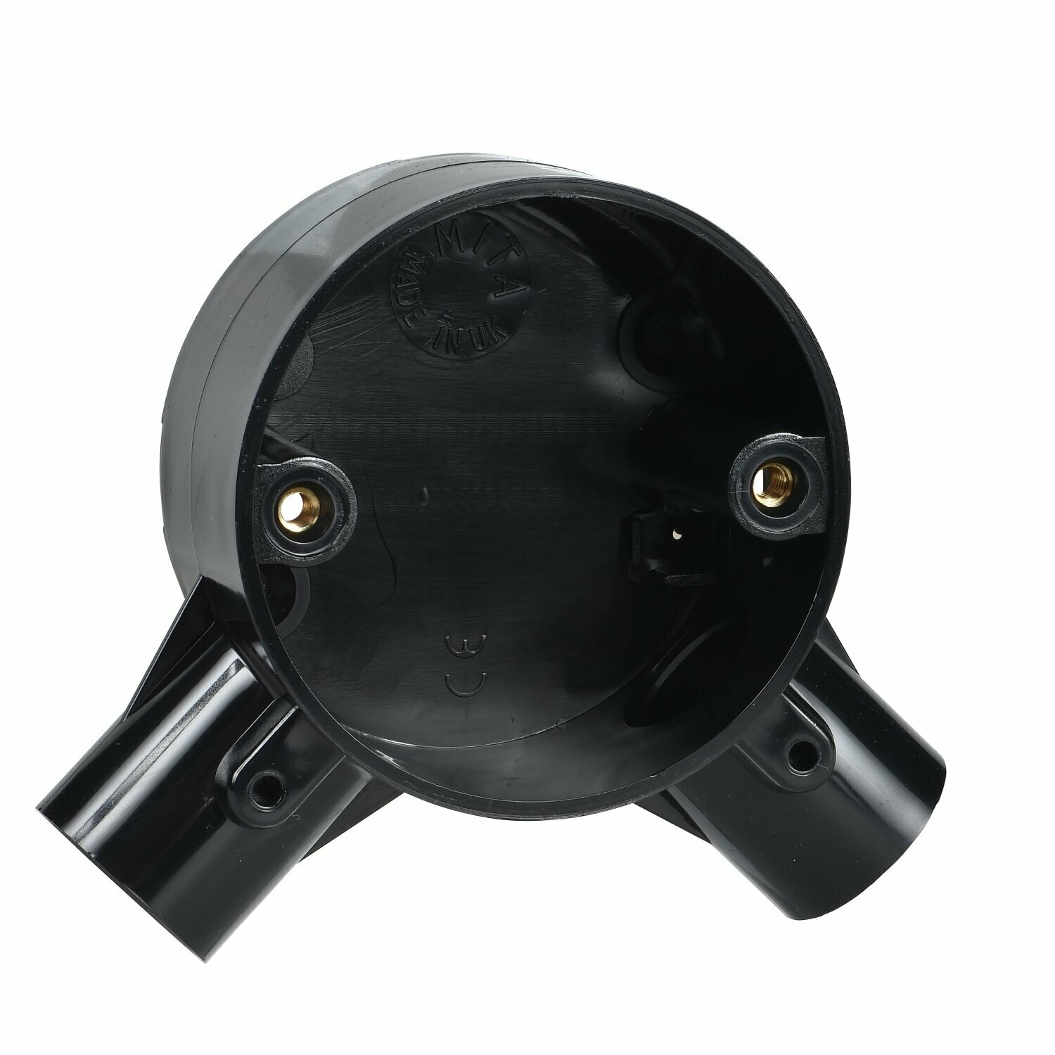 20CJB4B Schneider Mita - 2-way angle box - for 20 mm conduit - black