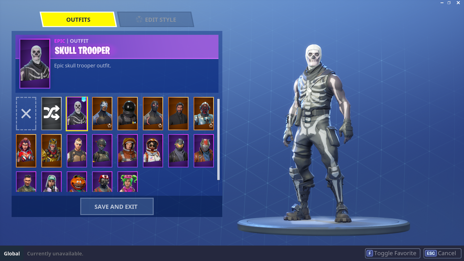 Fortnite Account With Skull Trooper And Scythe Skull Trooper Mako Glider Reaper Scythe Wu Kong