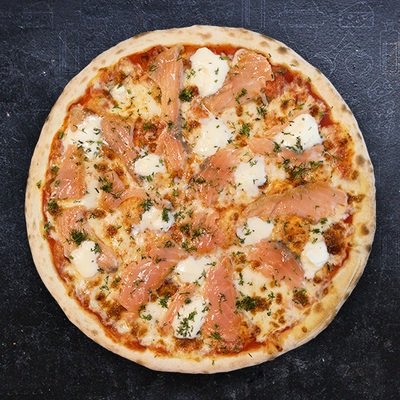 ორაგულით | пицца с лососем | pizza with salmon