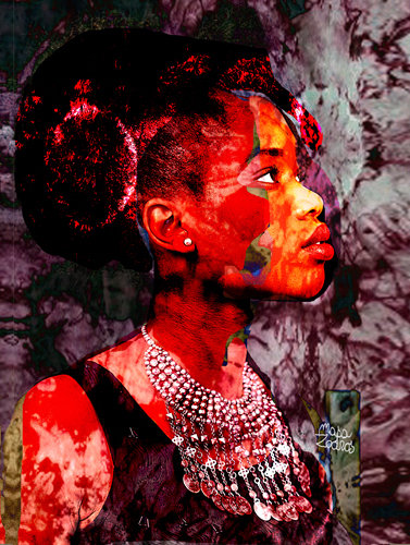 portrait rouge