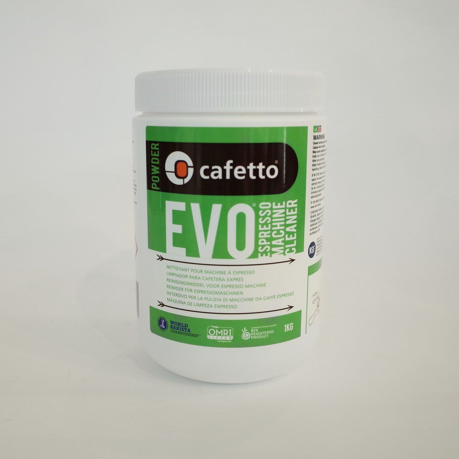 Cafetto Organic EVO Espresso Machine Cleaner 500g/1kg Cafetto Organic EVO Espresso Machine Cleaner 500g/1kg