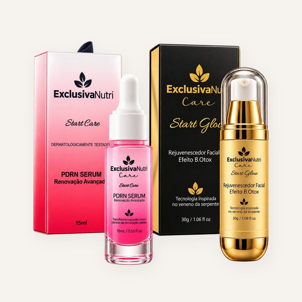 GlowCare Set · Start Glow + Start Care PDRN Serum