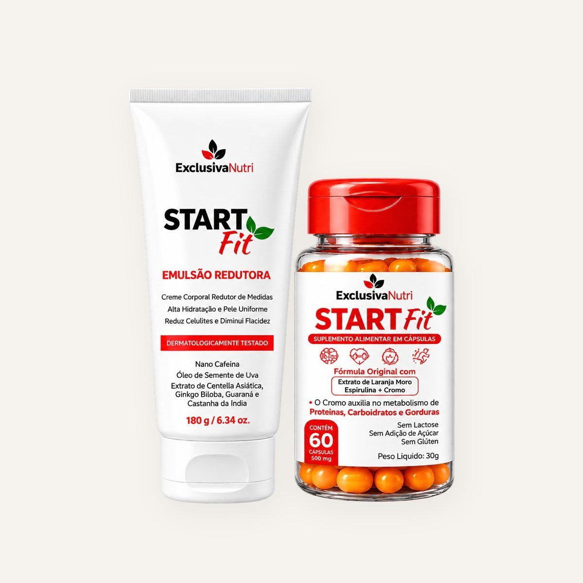 NutriShape Set · Start Fit Capsules + Start Fit Body Emulsion