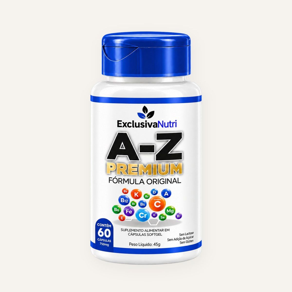 A-Z Premium Multivitamin &amp; Mineral · 60 Softgels