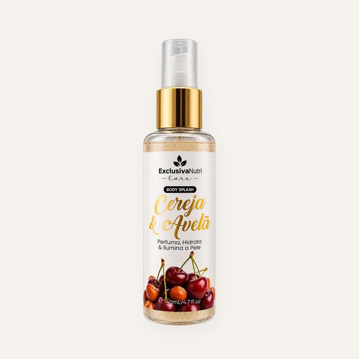 Cherry &amp; Hazelnut Illuminating Body Splash · 140 mL