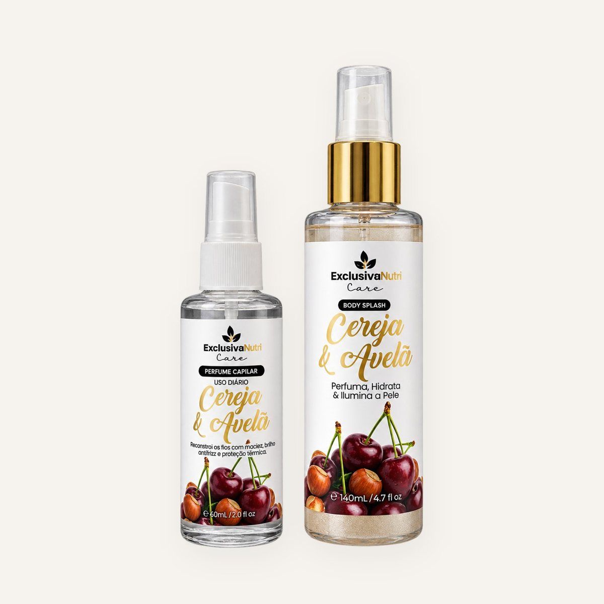 StartScent Set · Cherry &amp; Hazelnut Body Splash + Hair Perfume