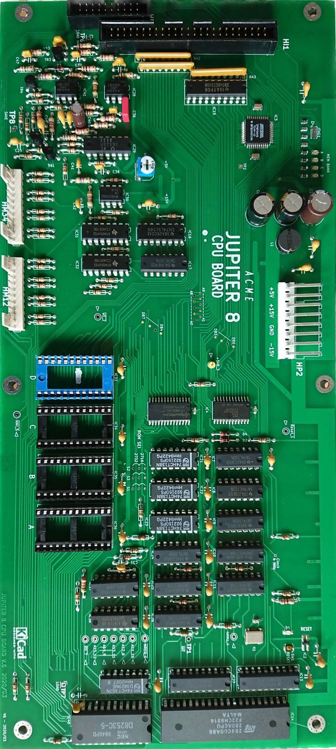 JP8 CPU BOARD - 4 x Memory