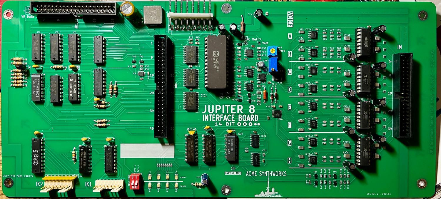 JP8 INTERFACE BOARD 14 BIT