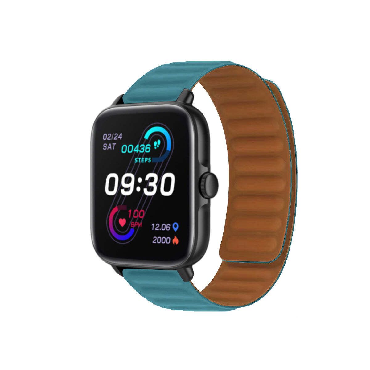 Color: Teal - SmartPRO Smartwatch With Magnetic Belt And Activity Tracker