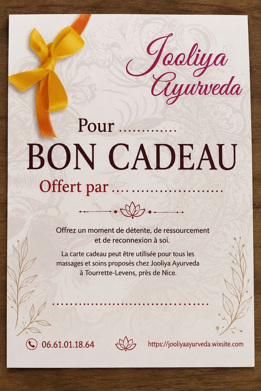 Carte cadeau bien-être