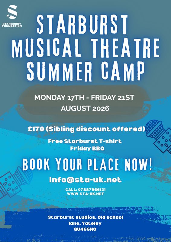 2026 Theatre Academy Mega Musical Summer school