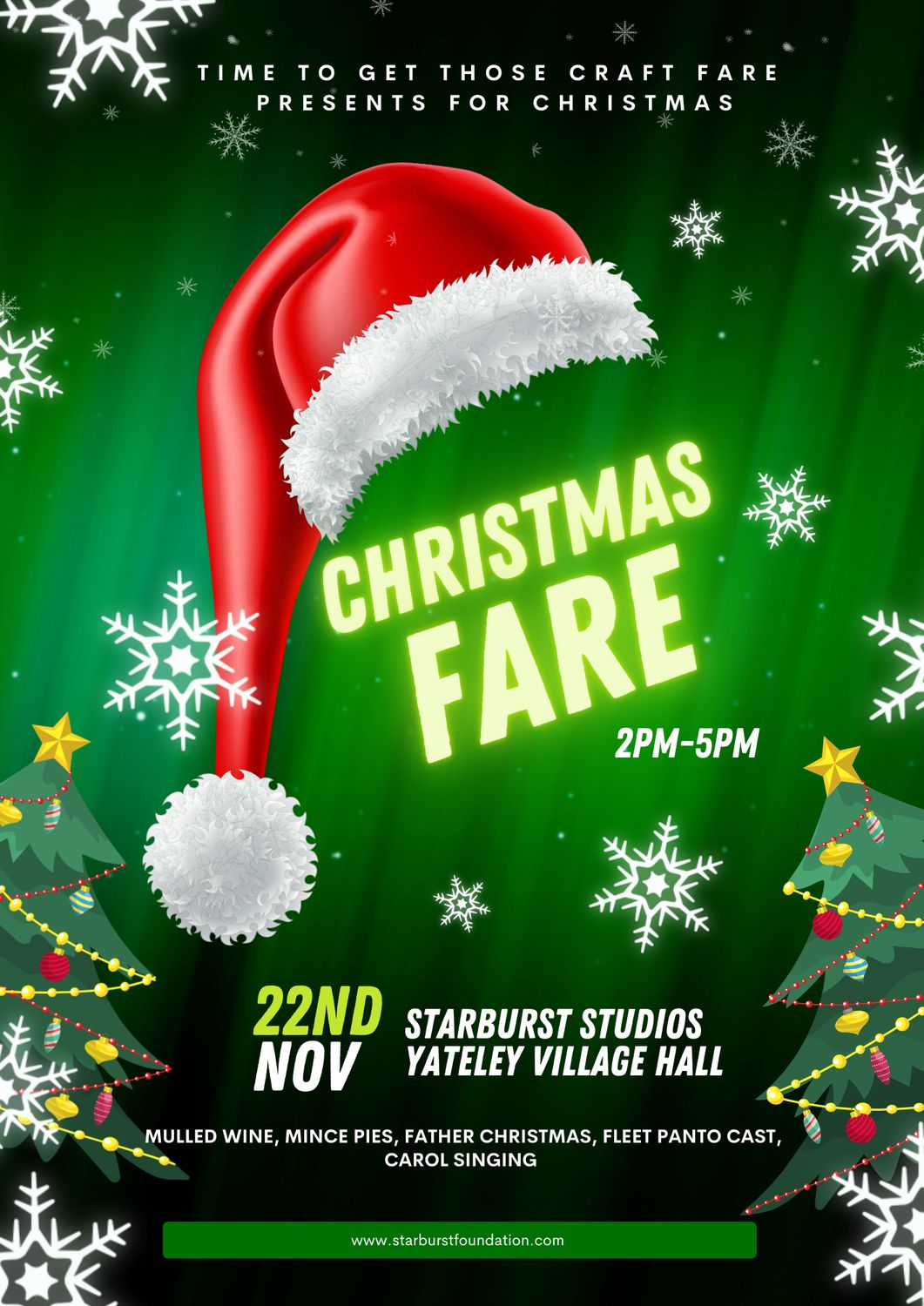 2025 Christmas Fare - place Booking