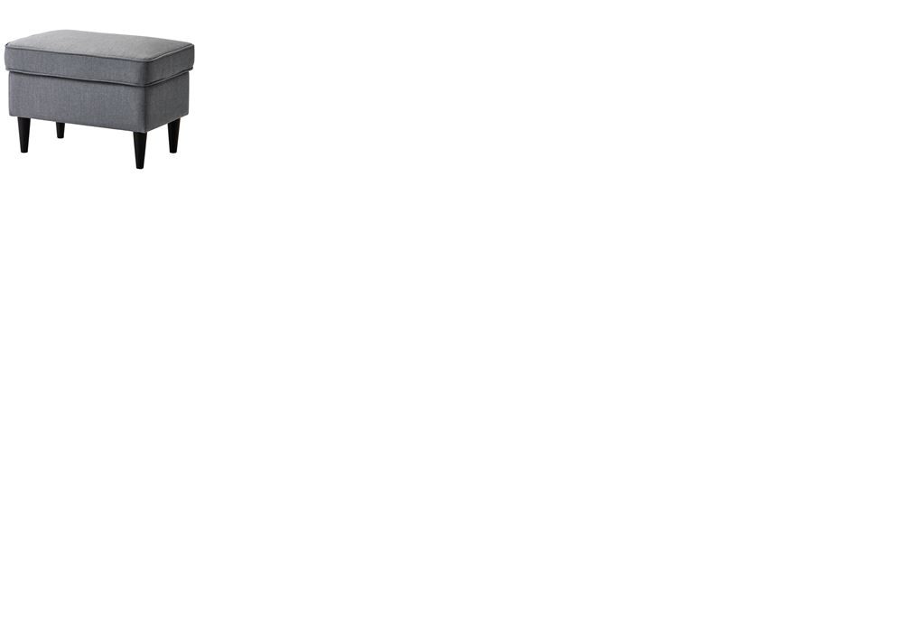 STRANDMON  footstool, nordvalla dark grey