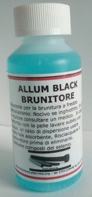BRUNITURA BRUNITORE FREDDO PROFESSIONALE X FERRO bleck lamp 3 trivalente