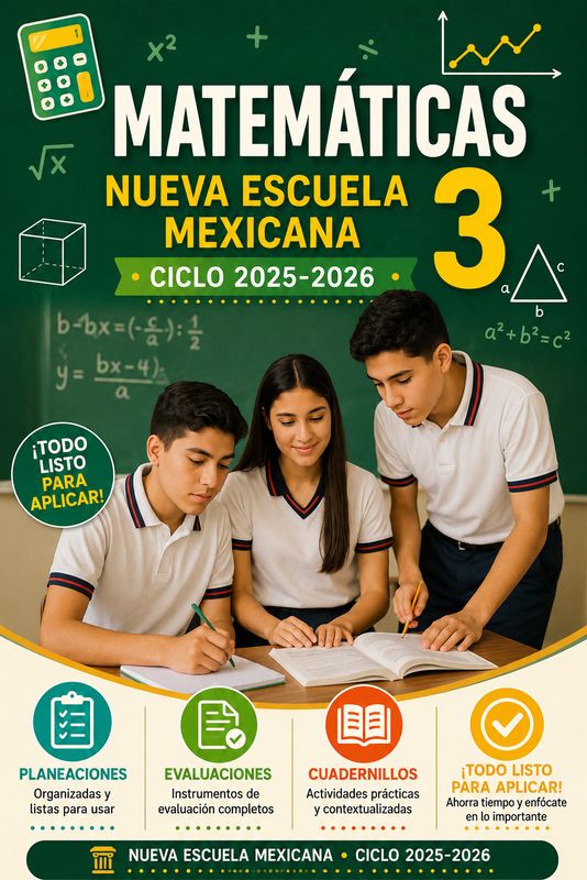Matemáticas 3° Matemáticas 3°