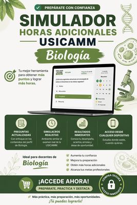 Simulador USICAMM - Horas Adicionales - Biología
