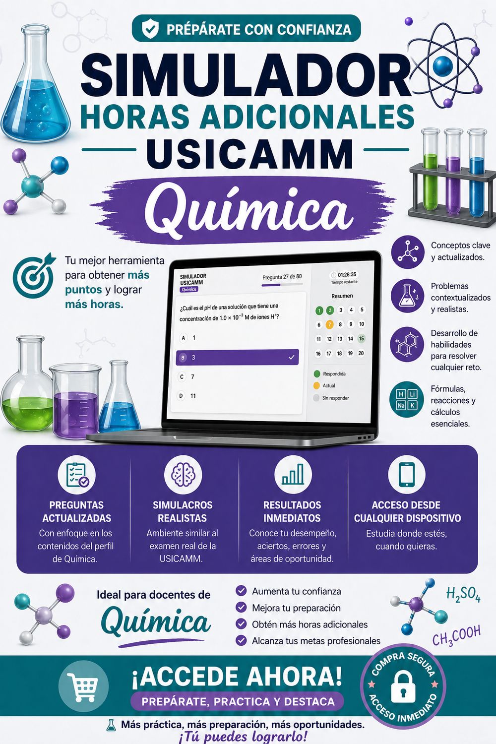 Simulador USICAMM - Horas Adicionales - Química