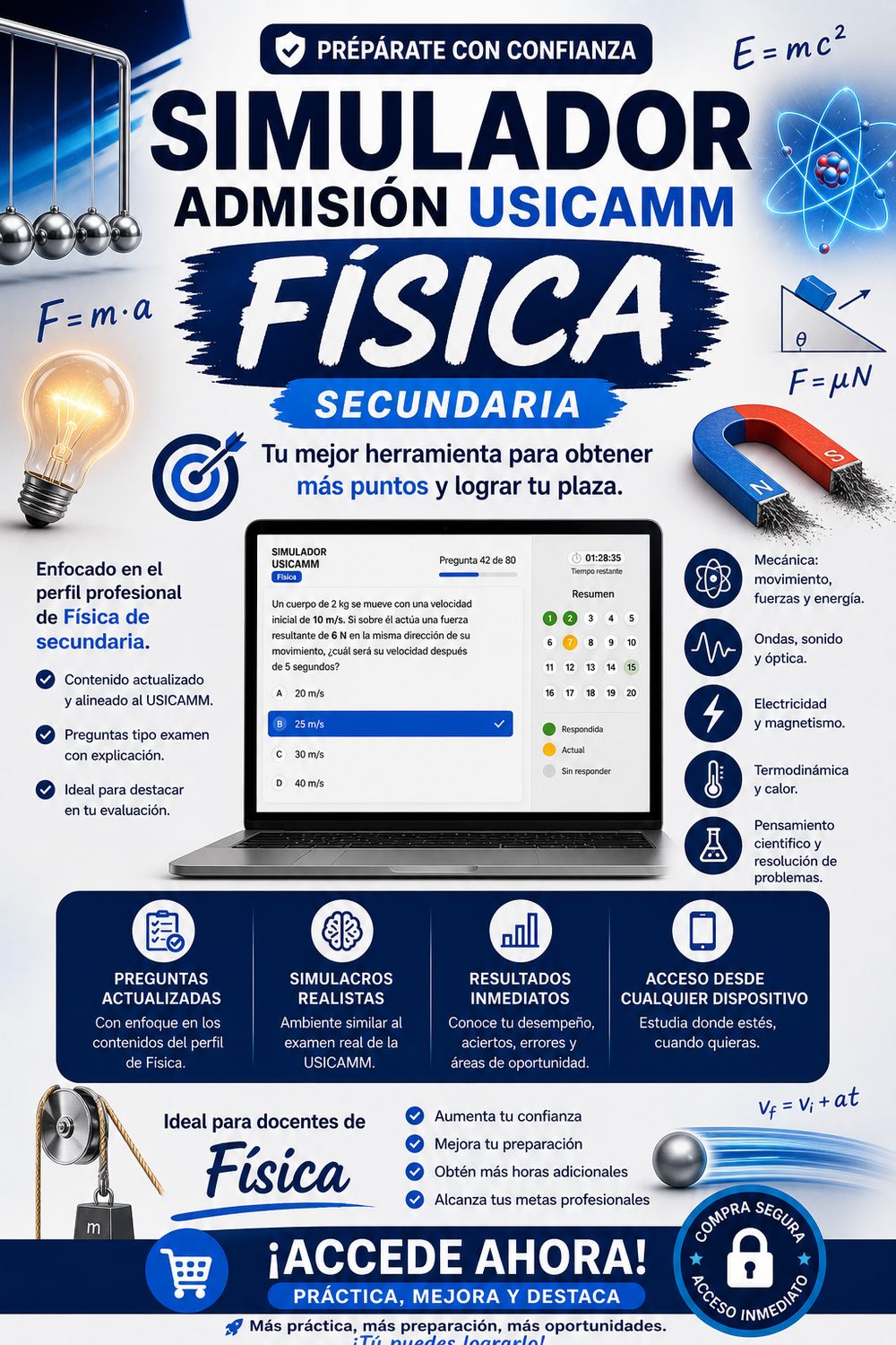 Simulador- USICAMM- Admisión- Física