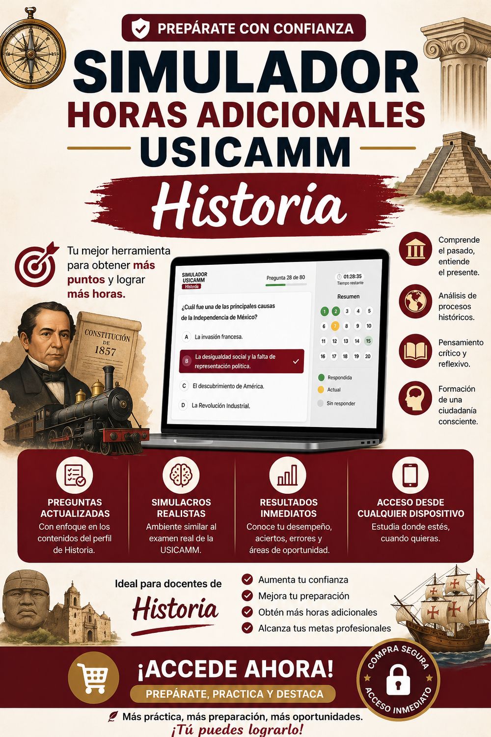 Simulador USICAMM - Horas Adicionales - Historia