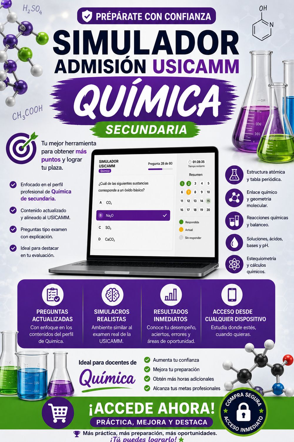 Simulador- USICAMM- Admisión- Química
