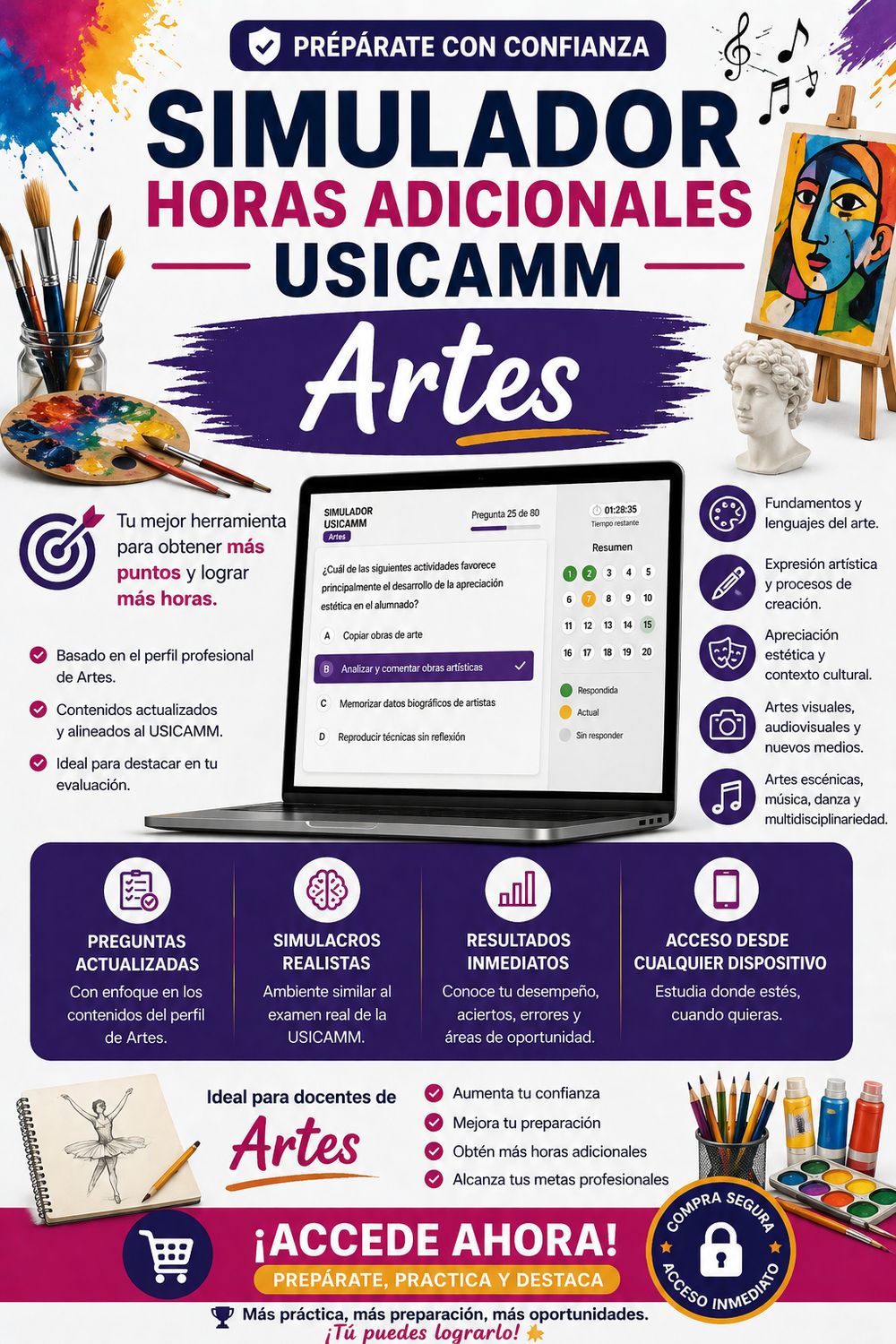 Simulador USICAMM - Horas Adicionales - Artes