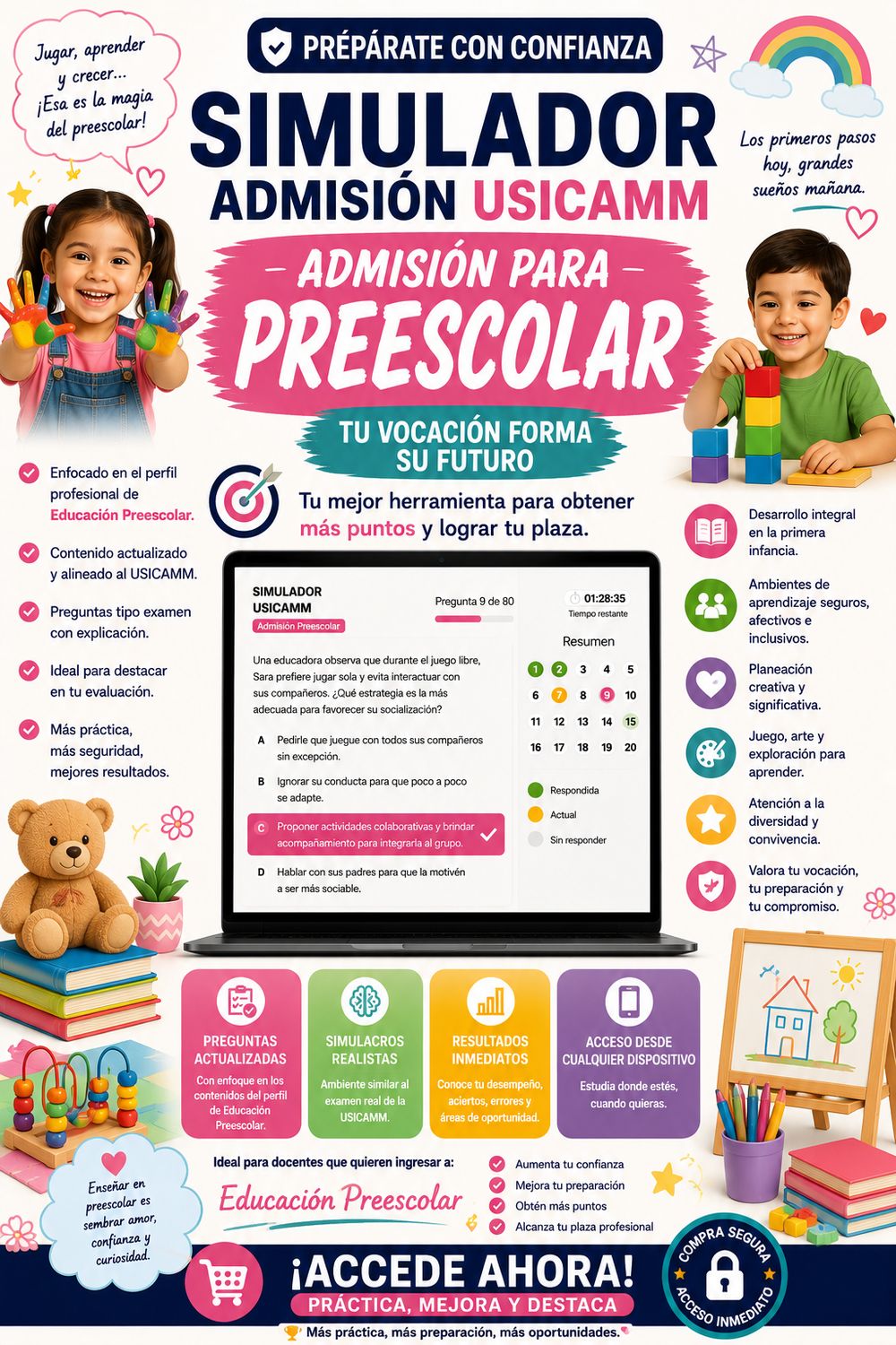 Simulador USICAMM - Admisión- Preescolar