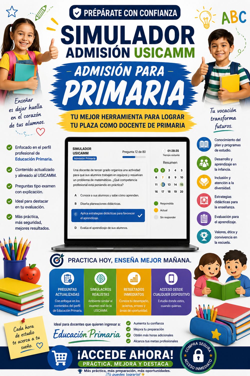 Simulador USICAMM - Admisión- Primaria