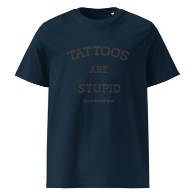 Unisex organic ribbed neck t-shirt