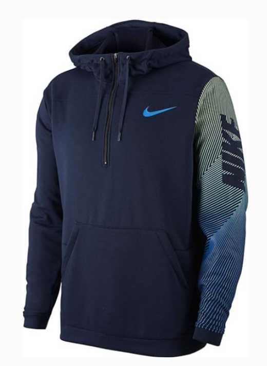 Nike Navy Blue Quarter Zip Hoodie – Clubs – Kombat Soccer