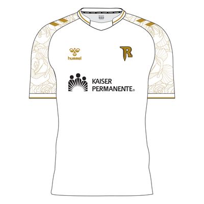 Iron Rose Girls White Custom Game Jersey with no Collar Iron Rose Girls White Custom Game Jersey with no Collar
