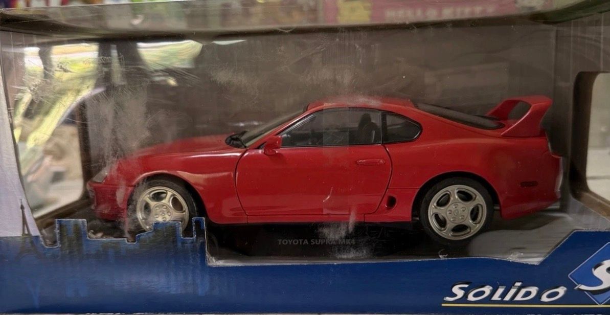 1:18 Toyota Supra MK4 (A80) Red (Solido)…Free Post