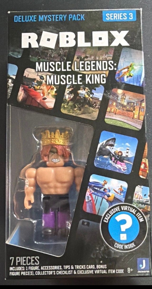 Roblox series 3 Delux mystery pack muscle king