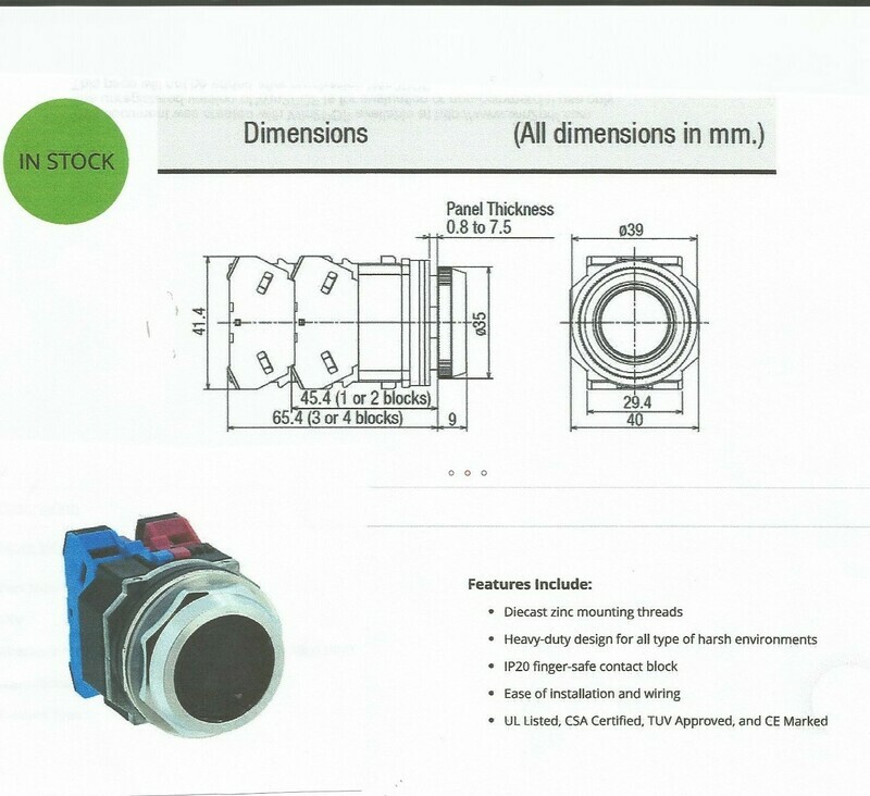 Push Button Switch  EMD 8455128