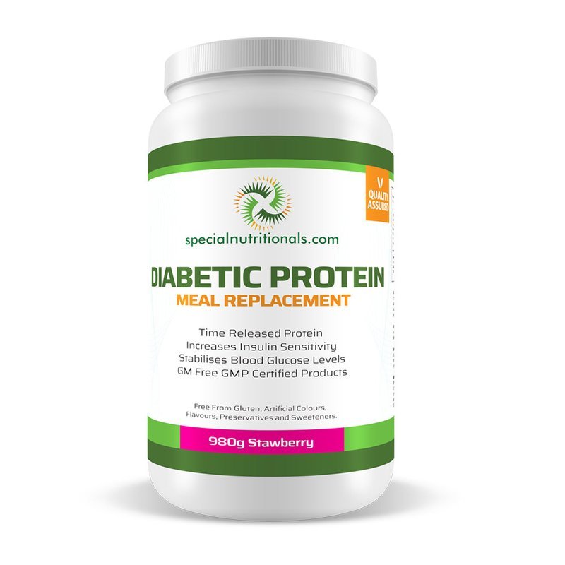 Diabetic Protein 980g - Strawberry Diabetic Protein 980g - Strawberry