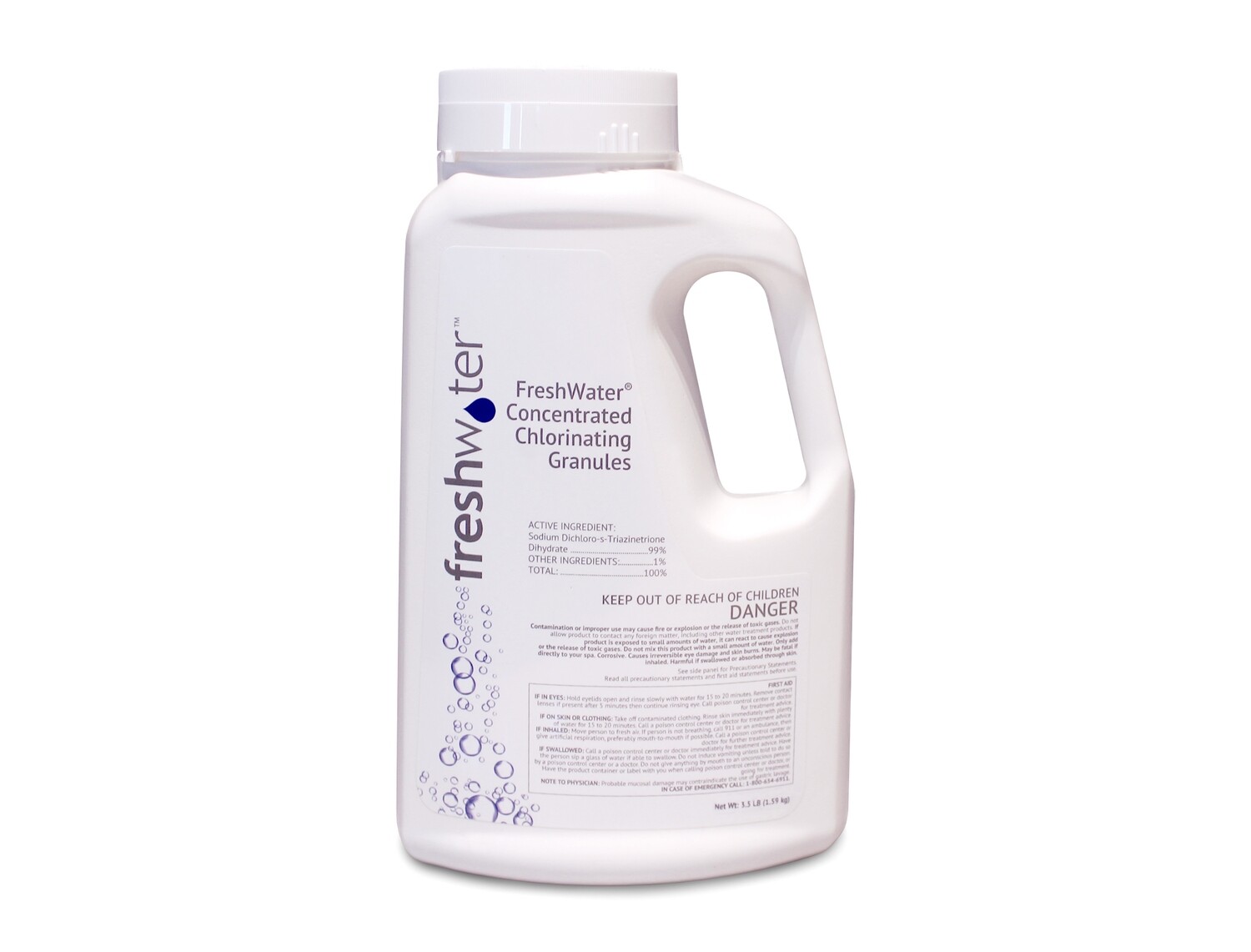 Freshwater Concentrated Chlorinating Granules, 2 lb.